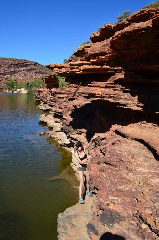 Trickier sections of the hike - Kalbarri NP
