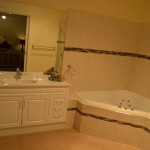 Bathroom complete with Spa Bath