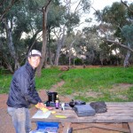 Mutawintji National Park - cooking with Emu's