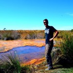 Purnie Bore - 85+ degrees making an artificial wetland in the desert
