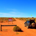 Entering the Simpson Desert